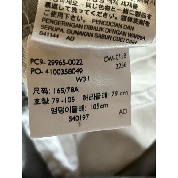 Levis Jean Shorts Mens 31 Gray Mid Length Denim Chino Short Vintage Soft NWT - Picture 9 of 10